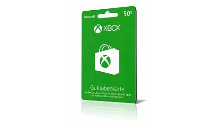 Xbox Live 50 Euro Guthaben Code